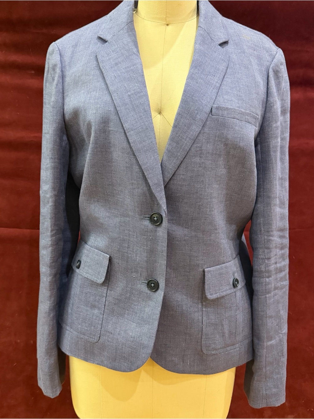 Brooks Brothers Light Blue Tailored Women's Blazer Size 12